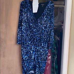 Thalia Sodi Faux Wrap Dress